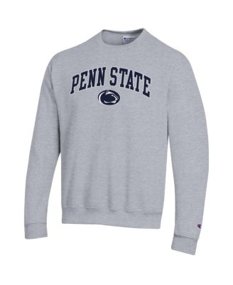 Men's Heather Gray Penn State Nittany Lions Arch Over Logo Pullover Sweatshirt