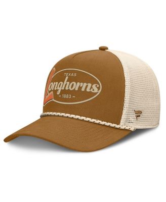 Men's Brown Texas Longhorns Trucker Adjustable Hat