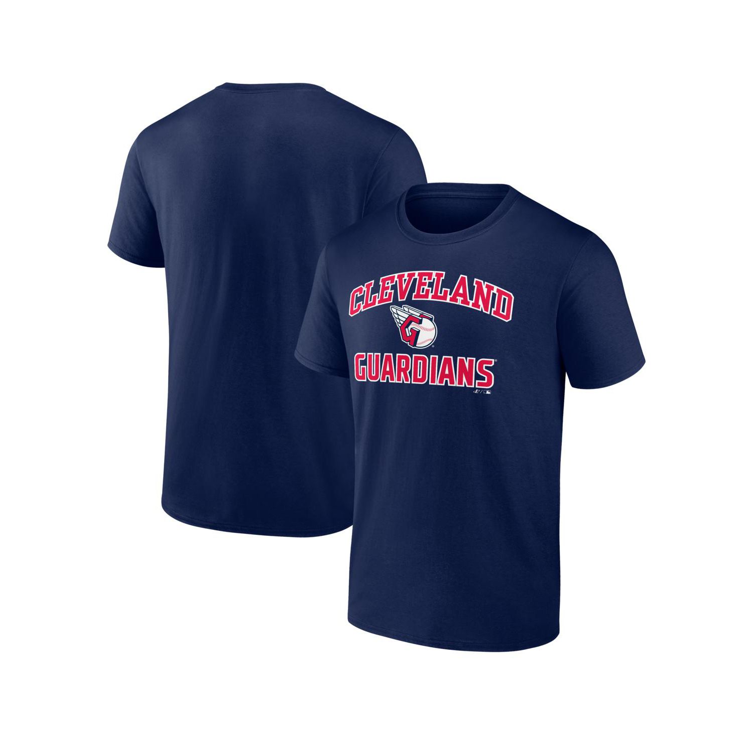 Men's Navy Cleveland Guardians Heart and Soul T-Shirt