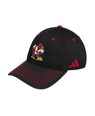Men's Black Louisville Cardinals Slouch Adjustable Hat