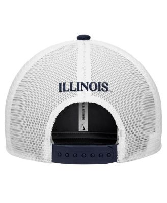 Men's Navy Illinois Fighting Illini Rise Trucker Dri-FIT Adjustable&nbsp;Hat