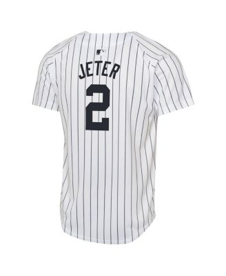Big Boys and Girls Derek Jeter White New York Yankees Home Game Jersey