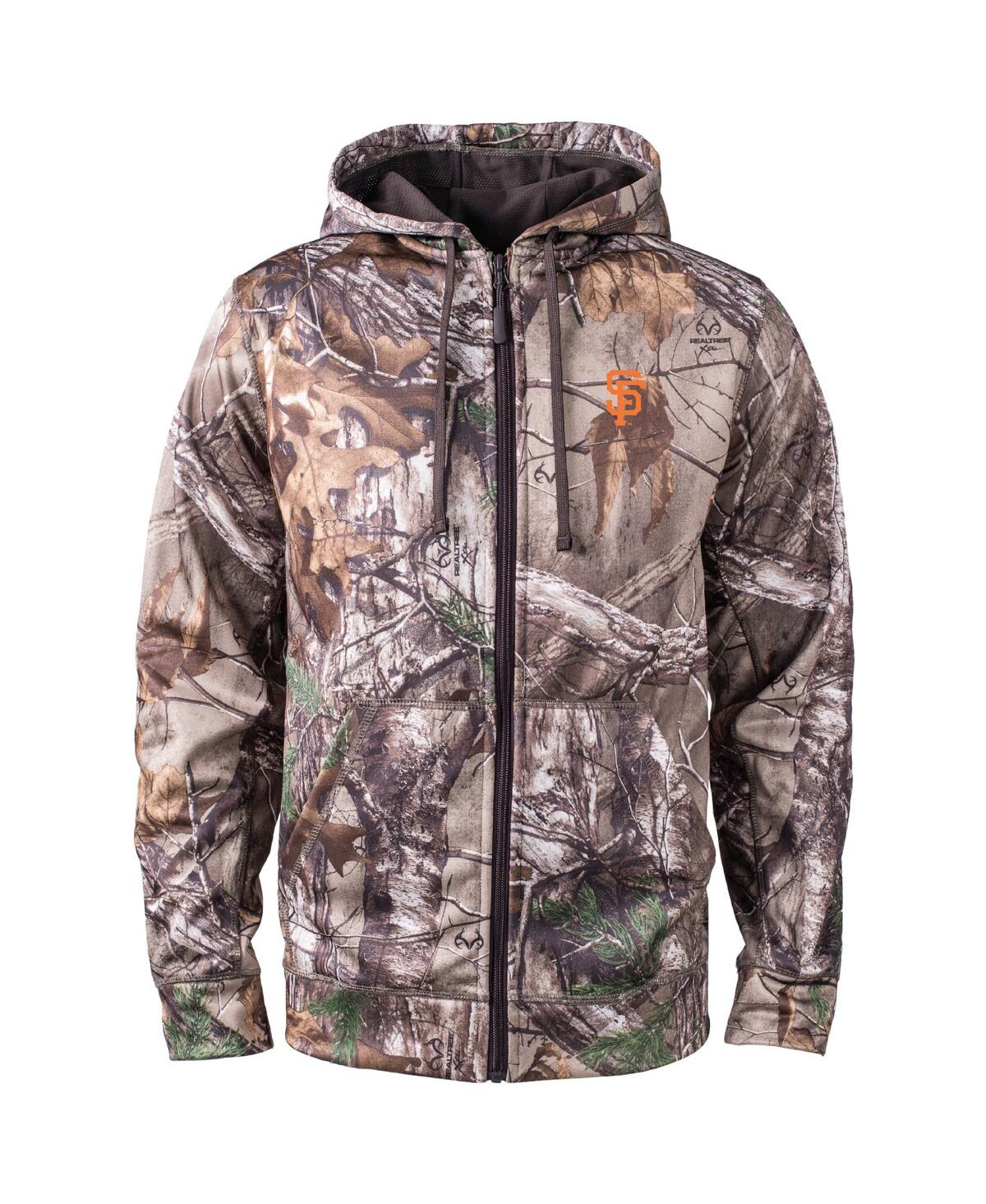 Dunbrooke Men's Camo San Francisco Giants Trophy Realtree Full-Zip Hoodie