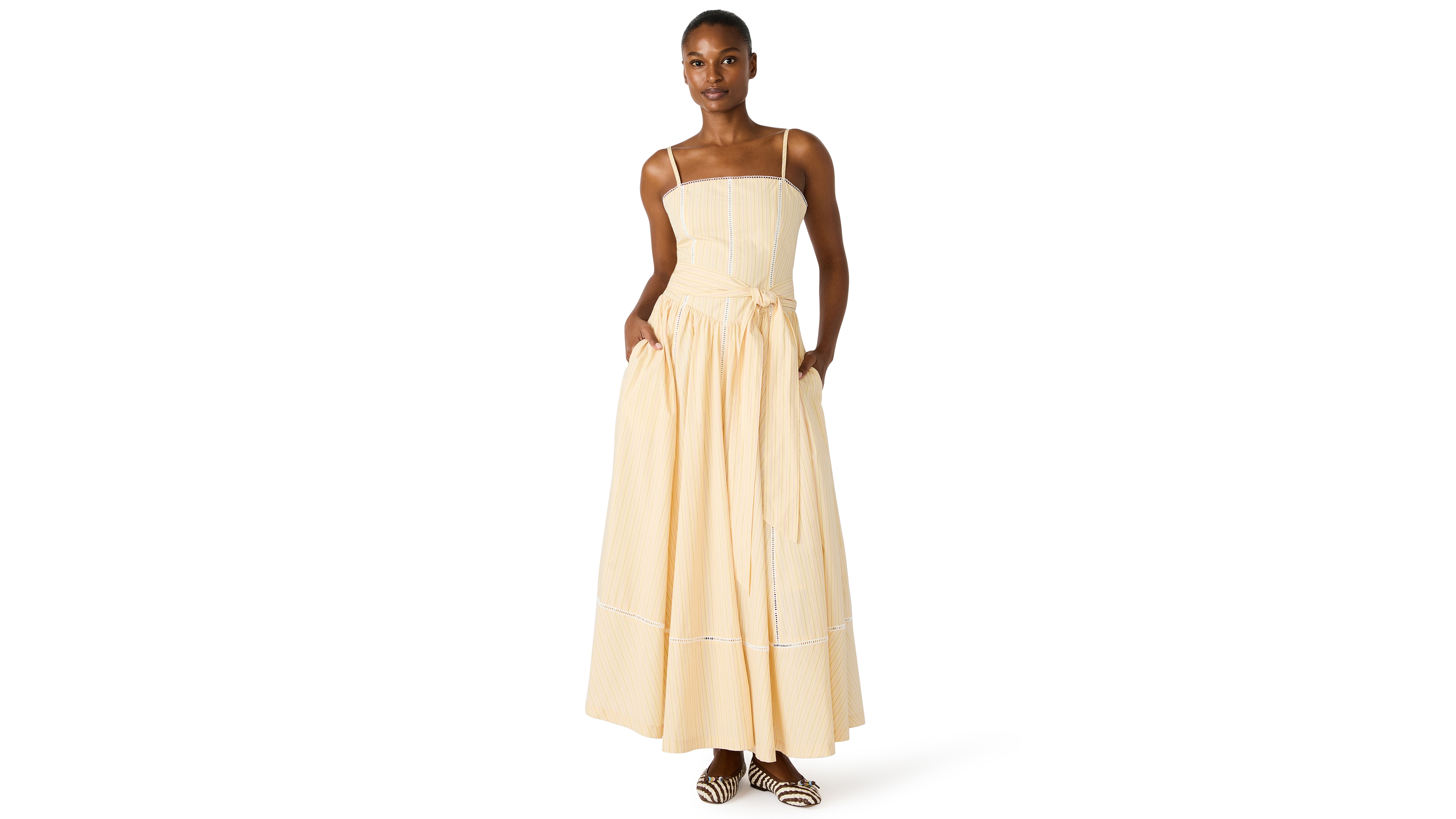 Steve Madden Juniors' Square Neck Maxi Dress