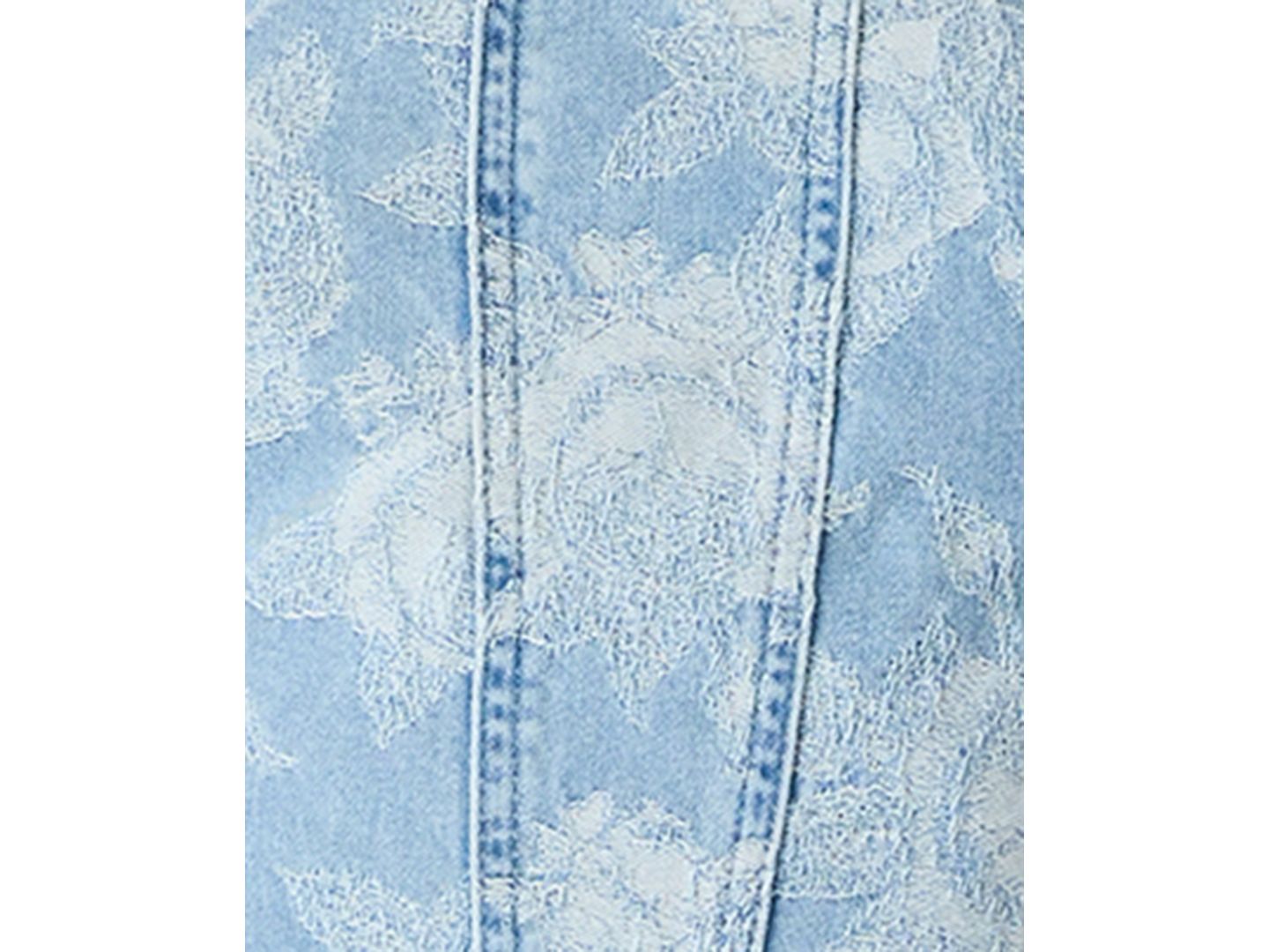 Женское платье Steve Madden Denim Square Neck Mini, цвет: Индиго — фото 6
