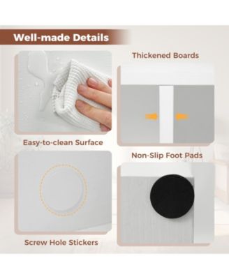 7-Compartment Bookshelf Vertical or Horizontal Storage