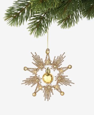 Celestial Gems Star With Ball Ornament