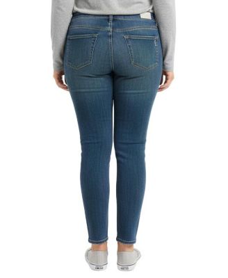Women's Denim high rise skinny in 28" inseam ankle length