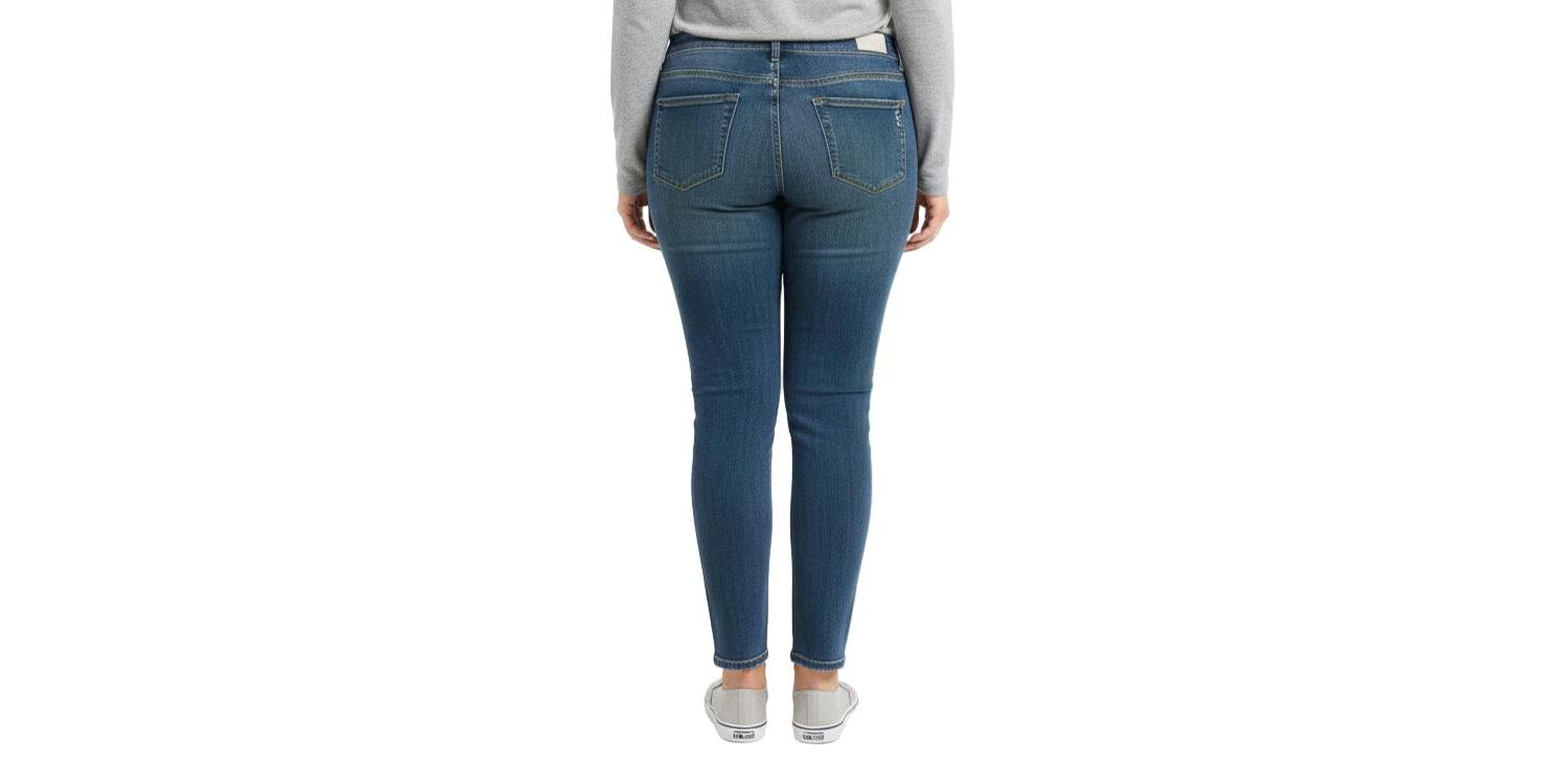 Women's Denim high rise skinny in 28" inseam ankle length