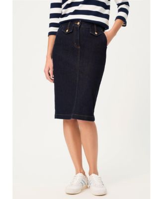 Women's Dark Denim Skirt