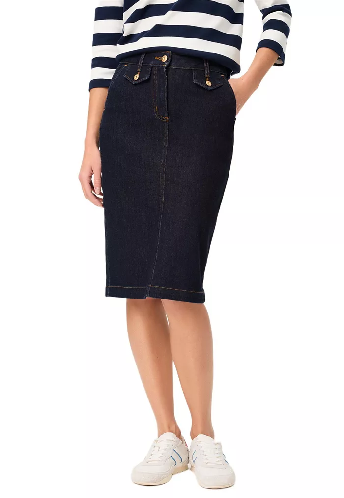 Women's Dark Denim Skirt