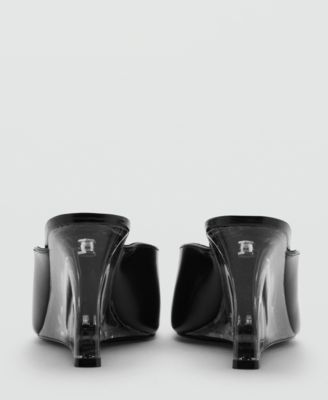 Women's Combined Leather Wedge Shoes