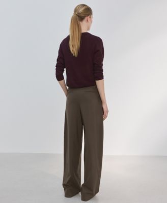 Women's Fine-Knit Straight-Fit Cardigan