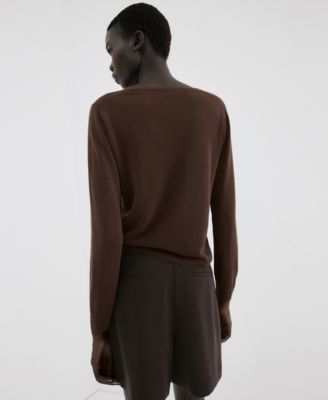 Women's Long-Sleeve Knitted Sweater