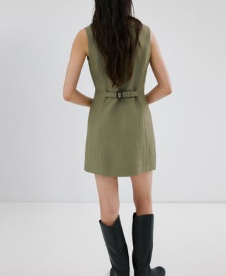 Women's Short Buttoned Dress