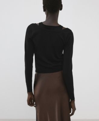 Women's Combined Knitted Sweater