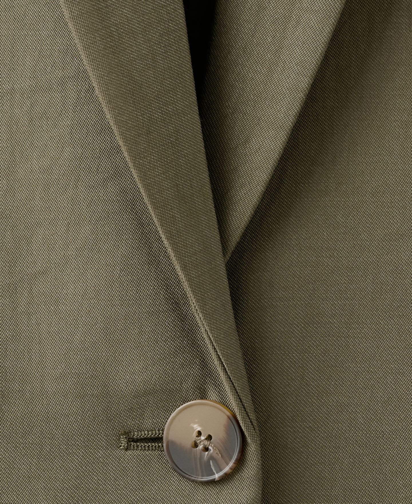 Женский пиджак MANGO Lapel Pockets Straight Suit Blazer, цвет: Зелёный — фото 5