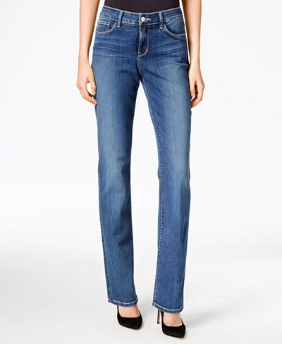 NYDJ Marilyn Heyburn Wash Straight-Leg Jeans