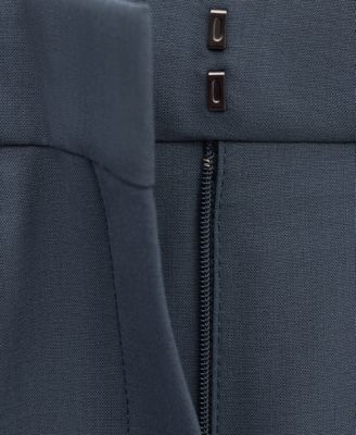 Women's Straight Wool Suit Pants