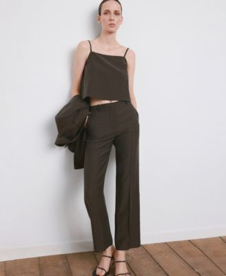 Women's Mid-Rise Lyocell Pants