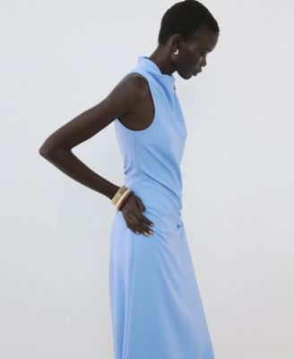 Women's Ruched Midi Dress