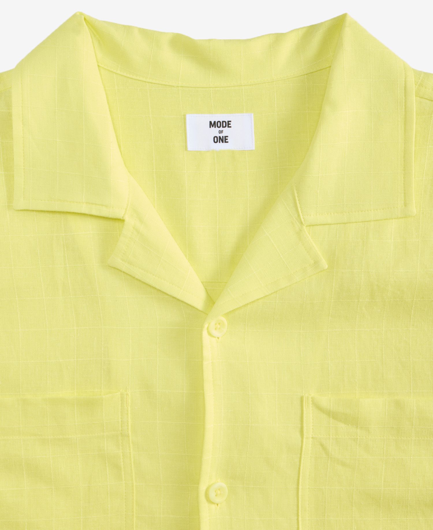 Men's Boxy-Fit Short-Sleeve Linen Shirt
