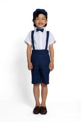 Peanut Butter Collection Little Boys Eton Safari 5-Piece Formal Set - Indigo