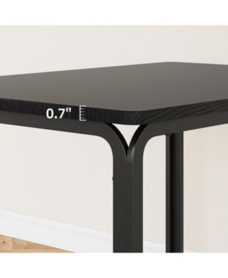 Modern 3-Piece Dining Table Set, Square Table & 2 Upholstered Chairs, Compact Kitchen and Dining Furniture, Apartment