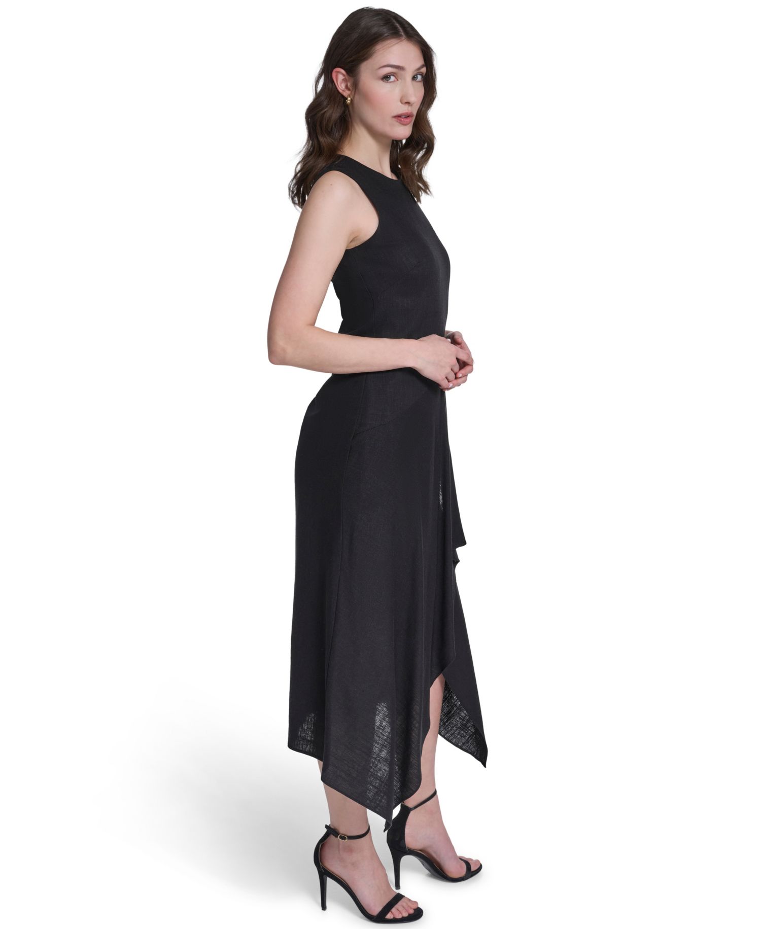 Women's Crewneck Midi Dress