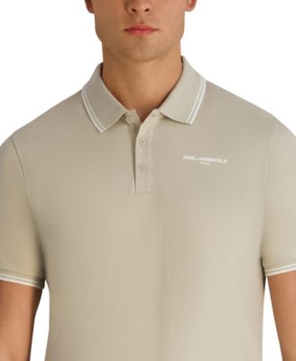Men's Regular-Fit Tipped Polo Shirt