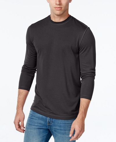 Tasso Elba Men's Big and Tall Performance UV Protection Long-Sleeve T-Shirt