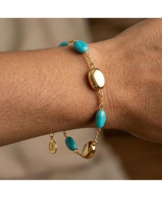 18K Gold Plated  Bead Bracelet