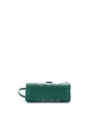 Mini Saigon Top Handle Bag Coated Canvas with Leather