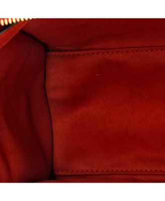 Micro Luggage Bag Grainy Leather