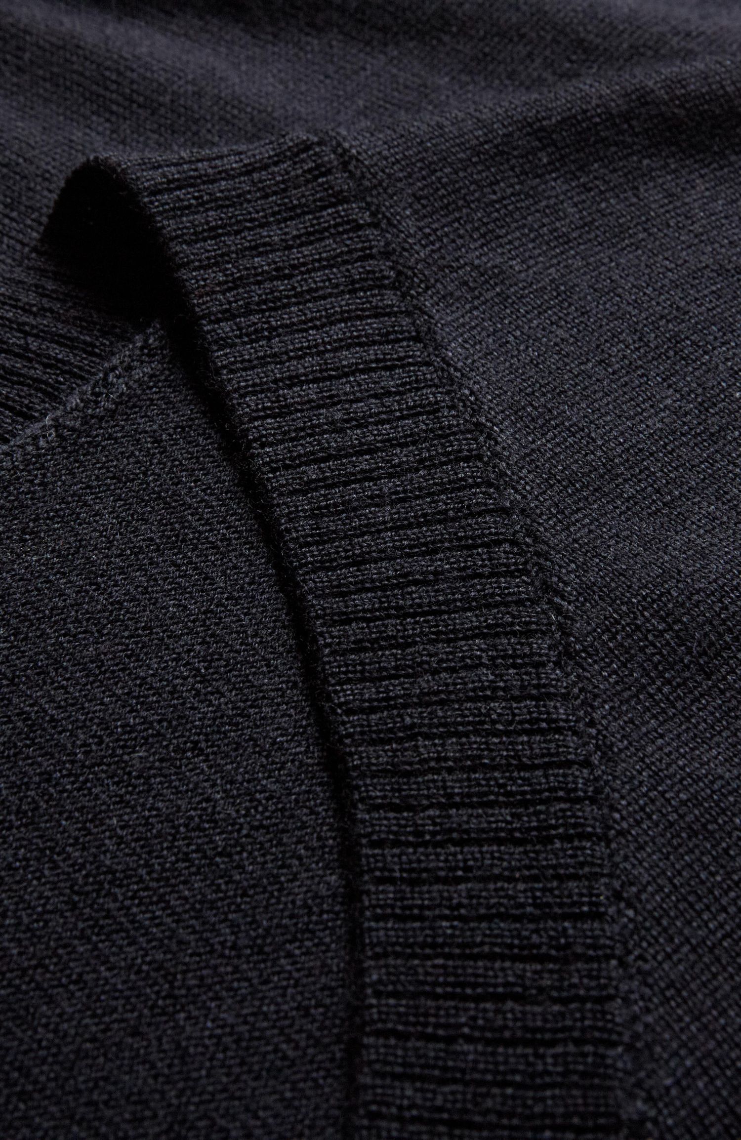 Women's Slouchy V-Neck Pure Wool Jumper