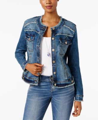 macy's denim jackets for women