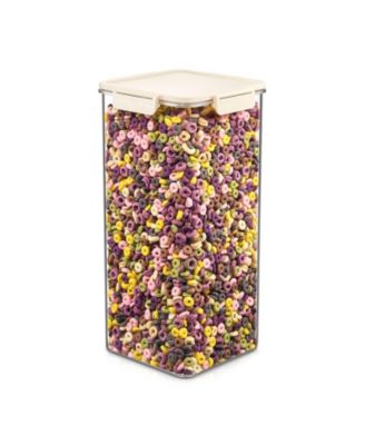 Airtight Food Storage Container – Clear Stackable Canister for Pantry, Rice, Pasta, Cereal and Snacks