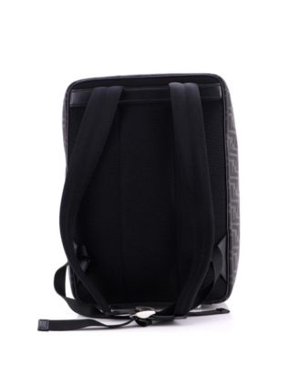 Medium FF Travel Backpack Zucca Canvas and Leather