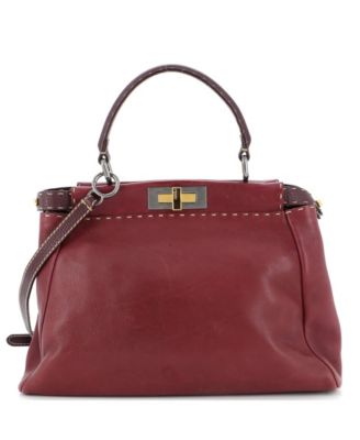 Medium Selleria Peekaboo Bag Leather