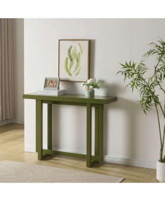 Console Table for Entryway, Wood Sofa Table Behind Couch, Narrow Accent Entry Table for Living Room, Hallway & Foyer