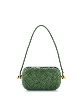 Knot Minaudiere on Strap Intrecciato Leather