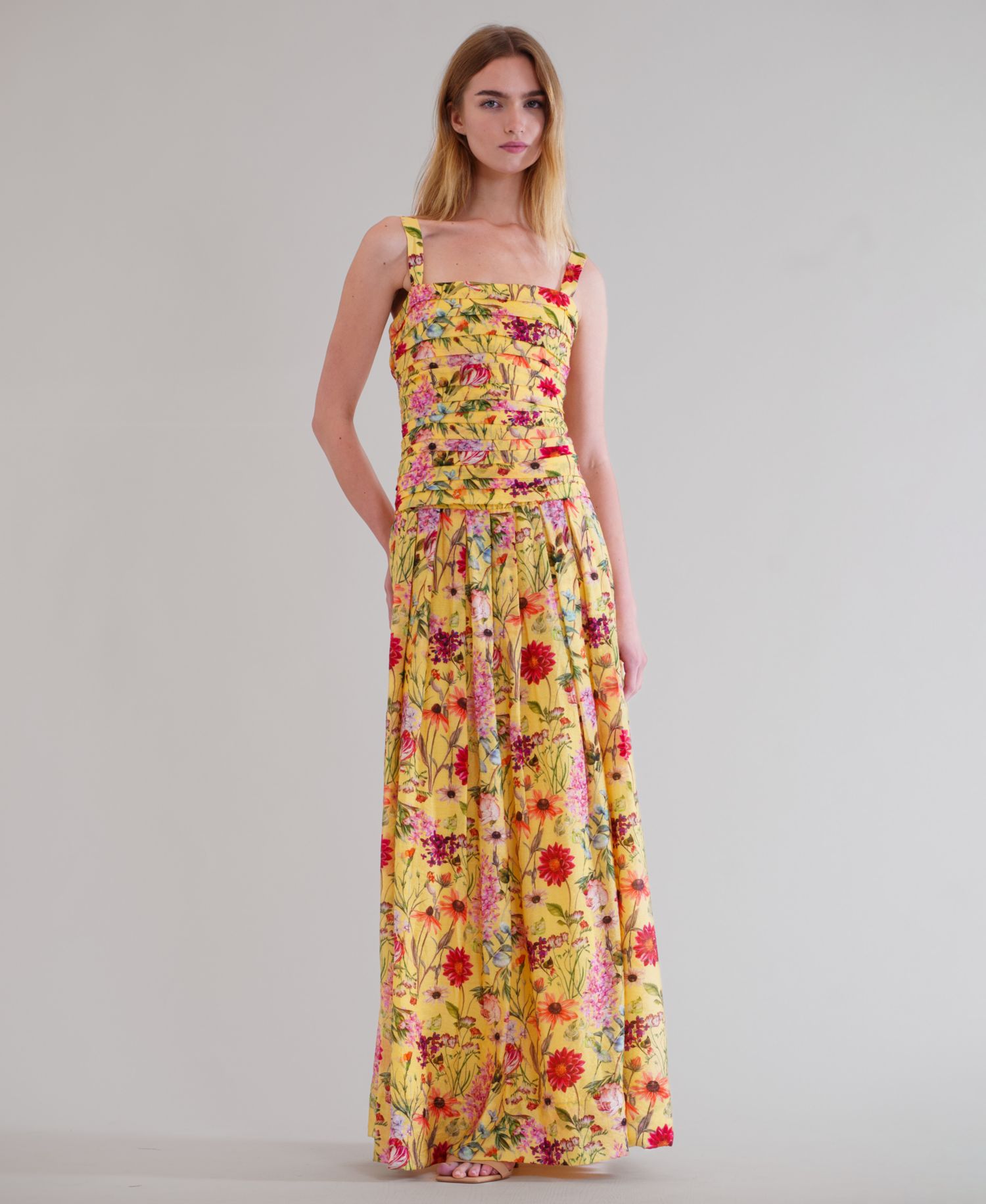 Women's Square Neck Maxi Dress