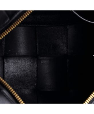 Brick Cassette Shoulder Bag Maxi Intrecciato Leather