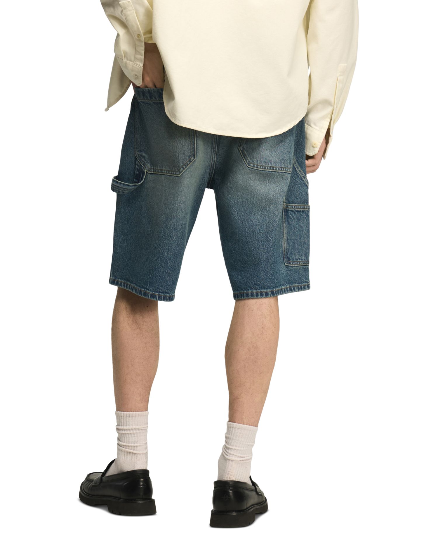 Men's Baggy Carpenter Denim Shorts