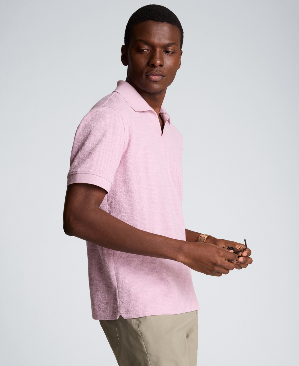 Kenneth Cole Men's Short-Sleeve Slim Fit Polo T-Shirt