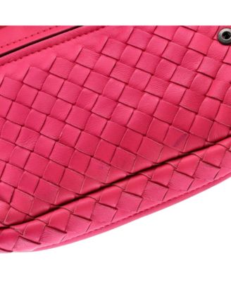 Small Expandable Chain Crossbody Bag Intrecciato Nappa