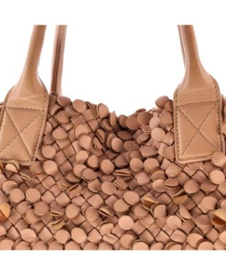 Large Poussin Paillettes Cabat Handbag Intrecciato Nappa