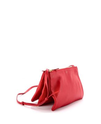 Small Trio Crossbody Bag Leather