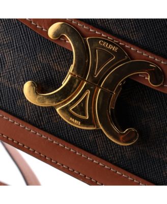 Teen Triomphe Shoulder Bag Triomphe Coated Canvas