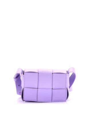 Candy Cassette Crossbody Bag Maxi Intrecciato Leather